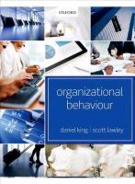 Deeper Summary Organizational Behaviour -  Organizational behaviour (OB)