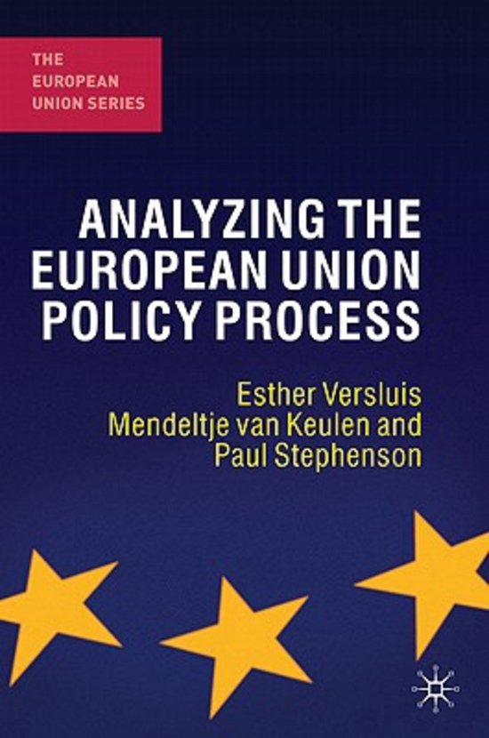 EPA Samenvatting 'Analyzing the EU Policy Process'