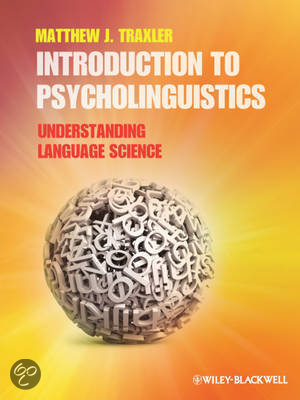 (Geheugen en) Taal: Introduction to Psycholinguistics