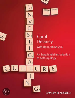 Summary Delaney Investigating Culture Chapter 1,3,4,6,7,
