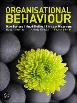 Samenvatting Organisational Behaviour - Buelens