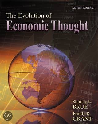 College aantekeningen History of Economics (MAN-BCU302)  The Evolution of Economic Thought