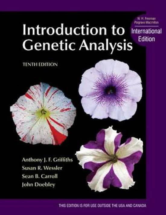 Samenvatting Fundamentals of Genetics and Molecular Biology (GEN-11806) Nienke Klerks