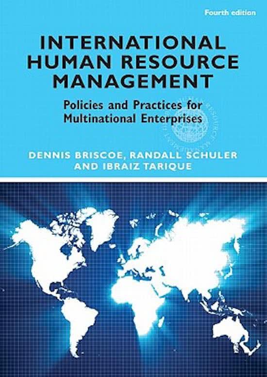 International Human Resource Management Chapter 1&2