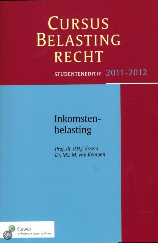 Inkomstenbelasting / studenteneditie 2011 - 2012