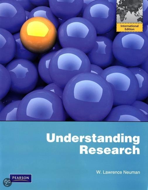 Samenvatting understanding research neuman H6, H7, H8,H10  & H12 (*verbeterde versie)