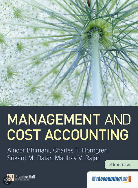samenvatting management accounting, intermediate 
