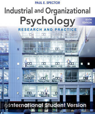 Industrial and Organizational Psychology