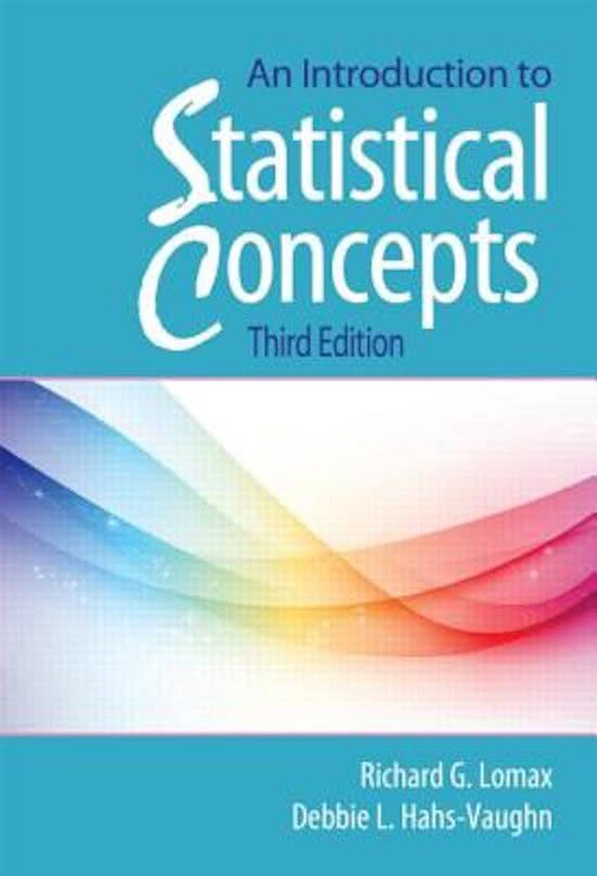 summary Statistics chapter 1 and 2