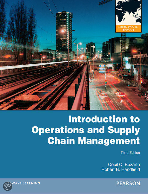Introduction to Operations and Supply Chain Management: International Edition