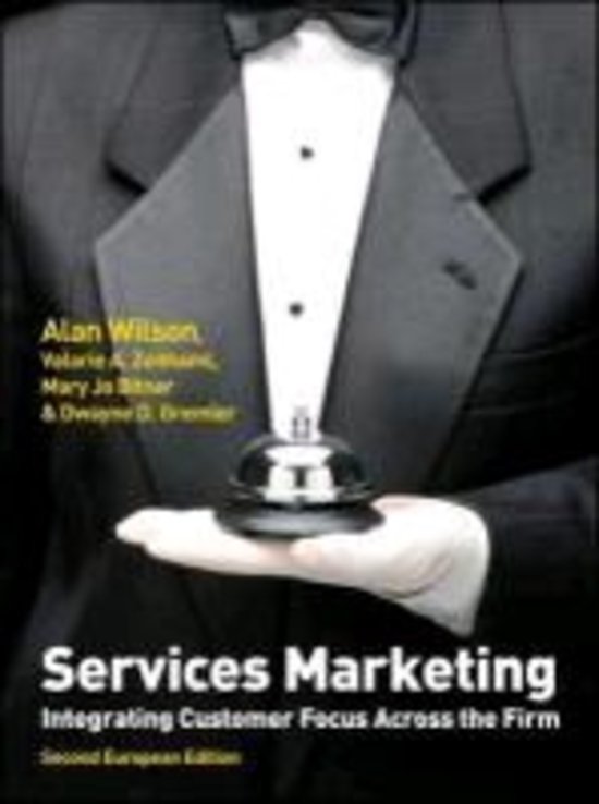 Services Marketing, chapters: 1-11 and 13-18