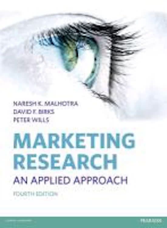 Marketing Research: An Applied Approach. Malhotra, Birks & Wills