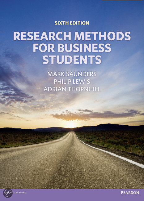Hoofdstuk 8 Nederlandse versie Research Methods For Business Students
