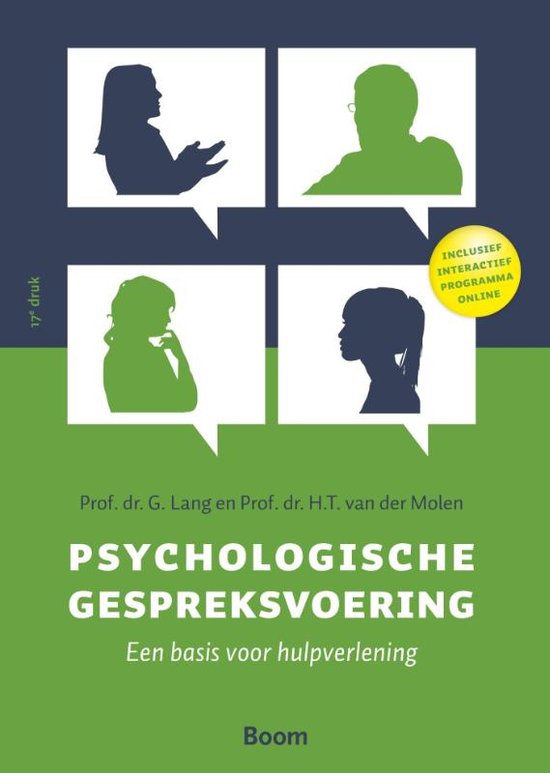 samenvatting psychologische gespreksvoering