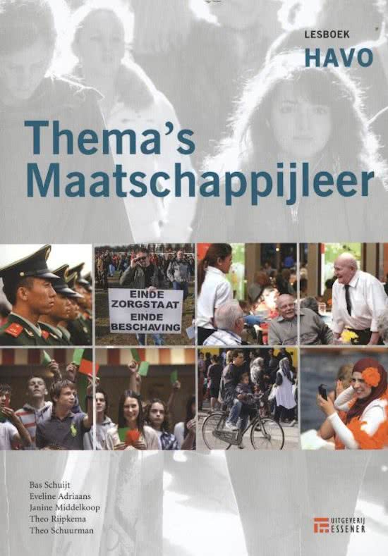 Thema's maatschappijleer / havo / deel lesboek