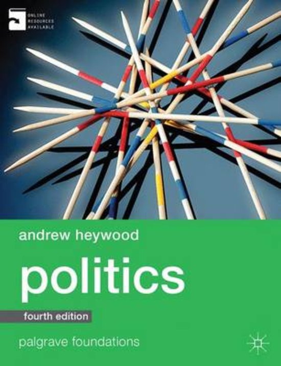 Chapters 5, 6, 7, 8 - Politics by Andrew Heywood