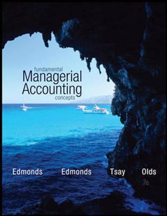 Management Accounting Summary