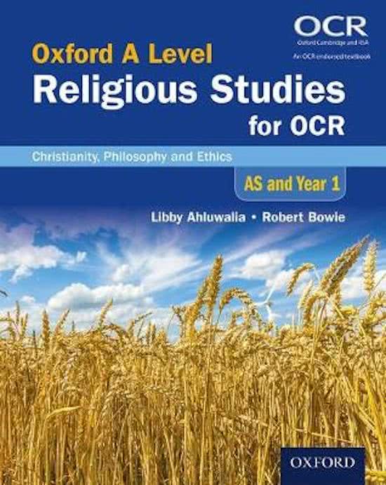 Essay G582 - A2 Religious Ethics   Oxford A Level Religious Studies for OCR, ISBN: 9780198392859