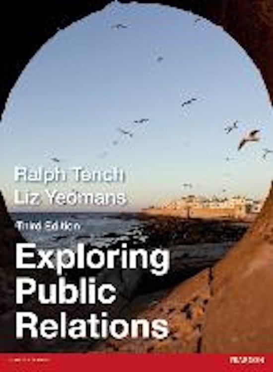 Exploring Public Relations (Tench & Yeomans)