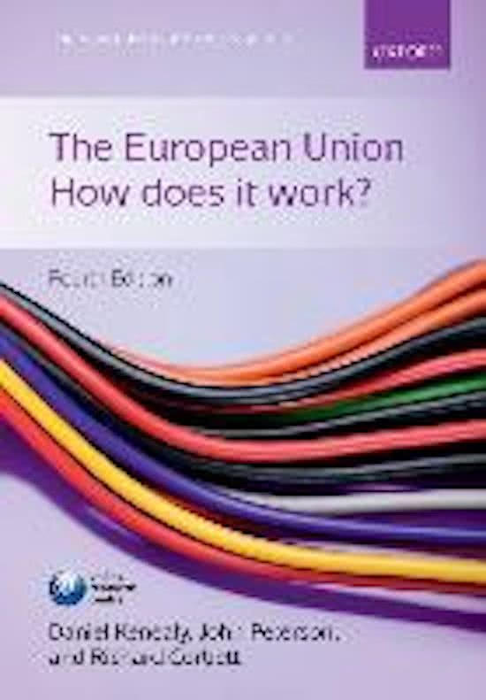 The European Union: How Does It Work? Summary Chapter 3-10 