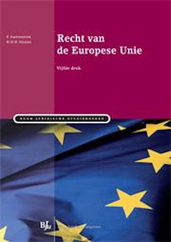 Boom Juridische studieboeken - Recht van de Europese Unie