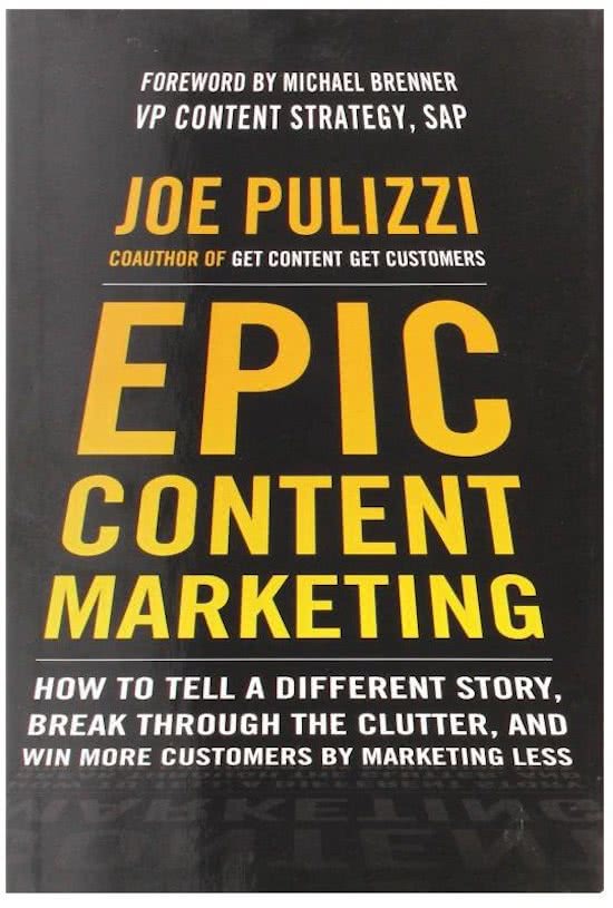 Epic Content Marketing - belangrijkste gehighlight