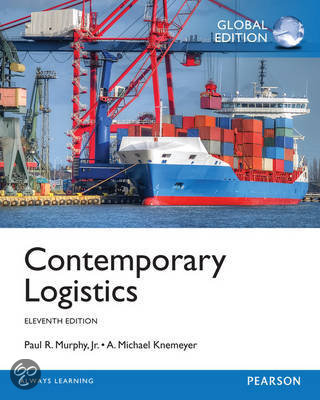 Contemporary logistics chapter 1, 2, 5, 8, 10, 12, 14