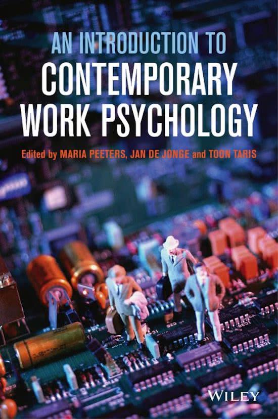 Samenvatting "An Introduction to Contemporary Work Psychology" en college aantekeningen