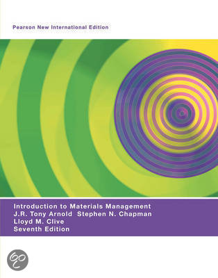 Samenvatting Introduction to Materials Management