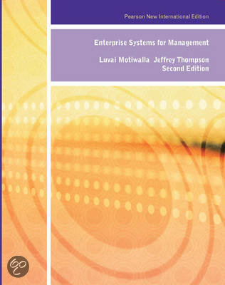 Enterprise Systems for Management: Pearson  International Edition