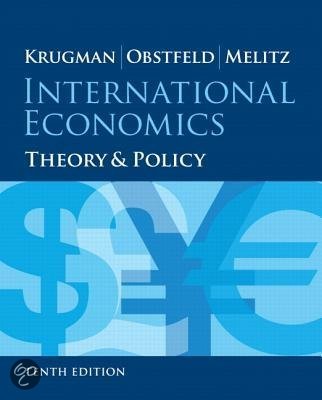 International Economics - Theory and Policy