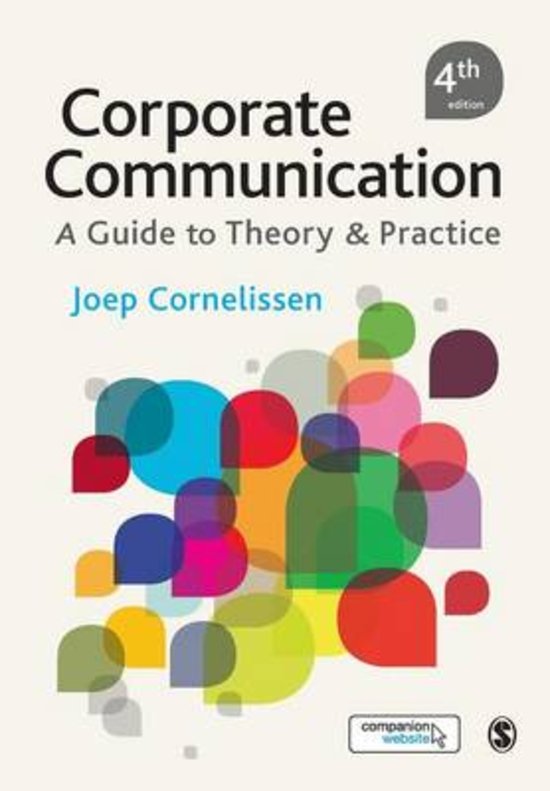 Samenvatting Corporate Communicatie - Kennis C  jaar 2 voor FHC (Alle PDF's en literatuur!)