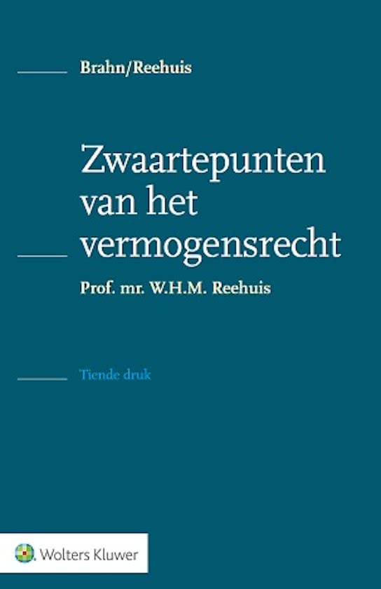 Samenvatting zwaartepunten vermogensrecht (grotendeels)