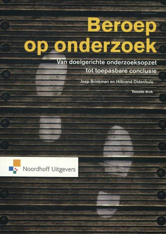 Beroep op onderzoek ORM leerjaar 2 Hanze