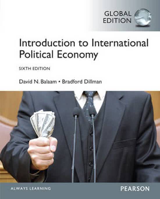 Introduction to International Political Economy Balaam 