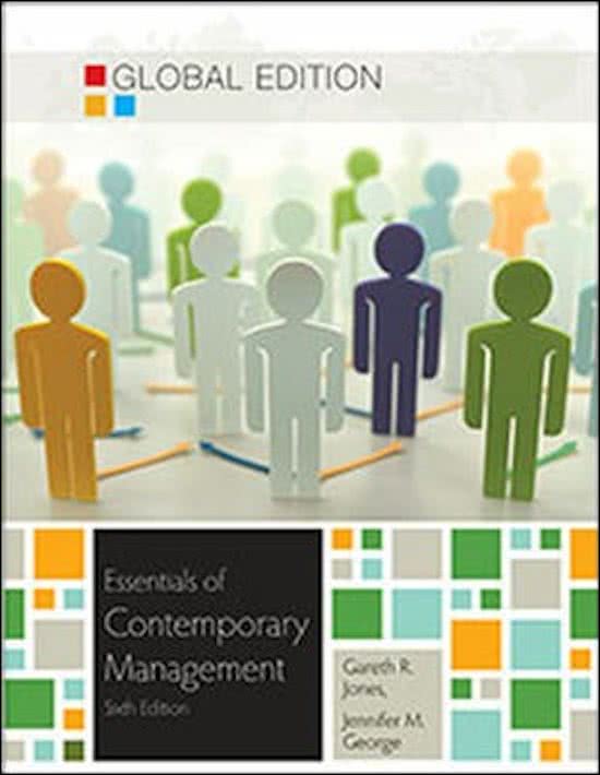 Essentials of Contemporary Management