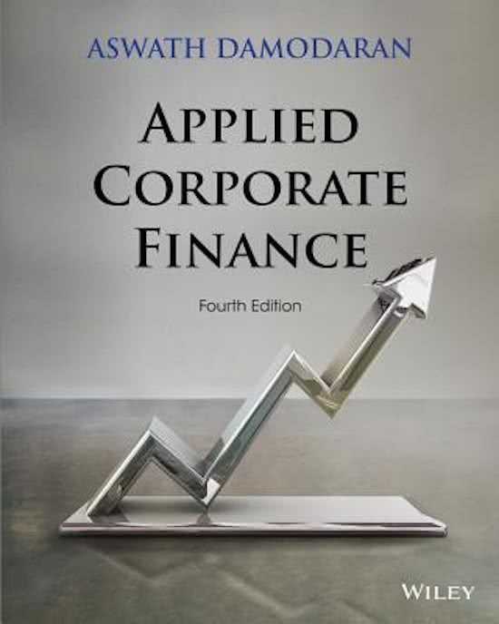 Summary Applied Corporate Finance Damodaran 4th edition