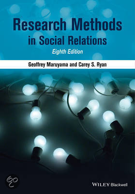 College aantekeningen Onderzoeksmethodologie  Research Methods in Social Relations, ISBN: 9781118764978