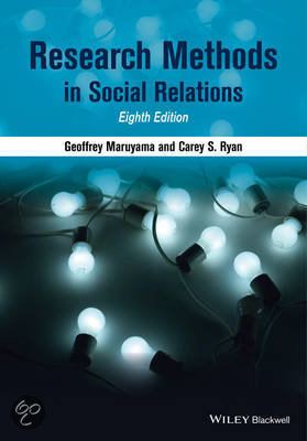 Research Methods in Social Relations