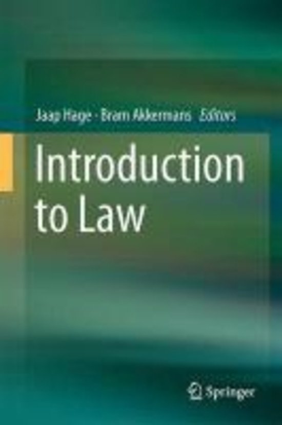 Introduction to law - begrippen / definitions