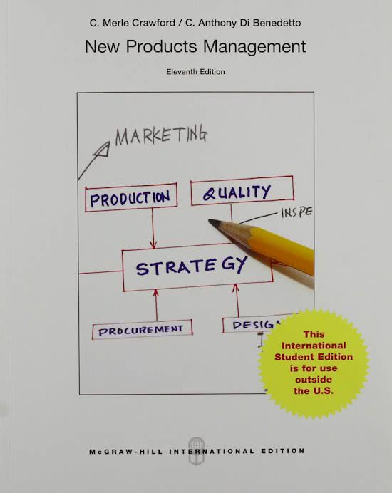 C. Merle Crawford, C. Anthony Di Benedetto - New Products Management, 11th edition