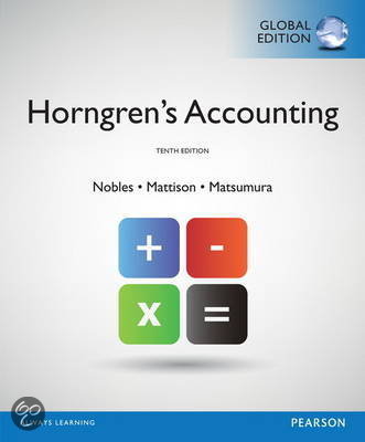 Horngren\'s Accounting with MyAccountingLab, Global Edition