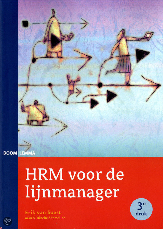 Samenvatting HRM voor de lijnmanager, hoofdstuk 1 t/m 6 (volledig) ISBN: 9789462364127  HRM/ORM/SBRM