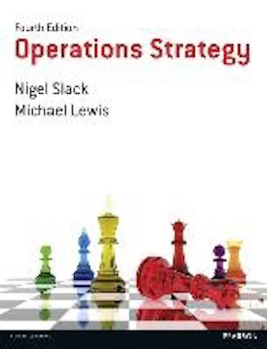 Operations Strategy - Nigel Slack en Michael Lewis
