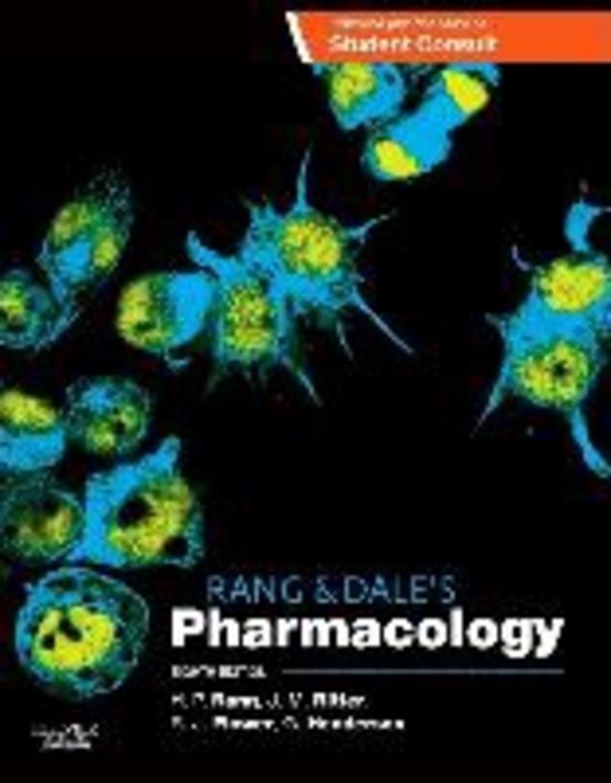 Summary and Notes Receptor Pharmacology / Receptor farmacologie 18/19