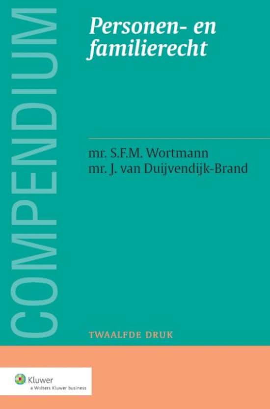 Compendium Personen- en Familierecht (12e druk)