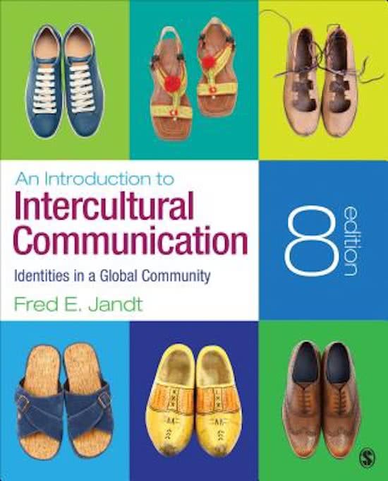 Book: Fred E. Jandt - An introduction to intercultural communication, summary Q4