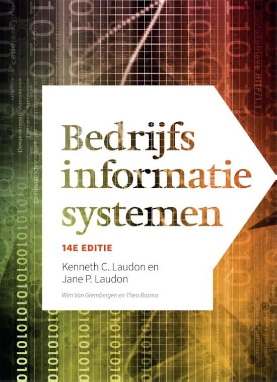 Samenvatting Bedrijfsinformatiesystemen, ISBN: 9789043032018  Informatiemanagement