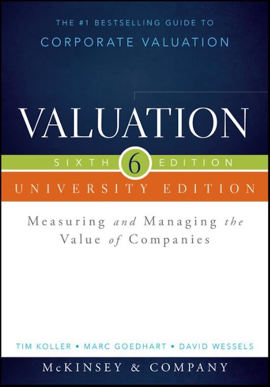 Compact Corporate Valuation summary (covering key concepts and formulas with explanation)