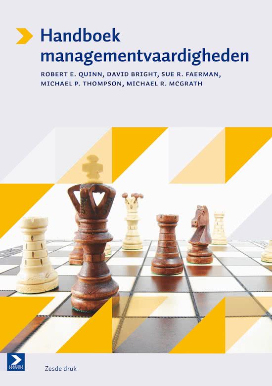 Samenvatting handboek managementvaardigheden - Kennis 2 